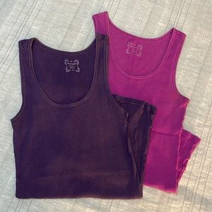OLD NAVY | Women’s Set of 2 Tank Tops Purple and Magenta Size Medium